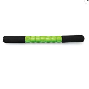 Athletic Works Rolling Massage Stick, Black/Green